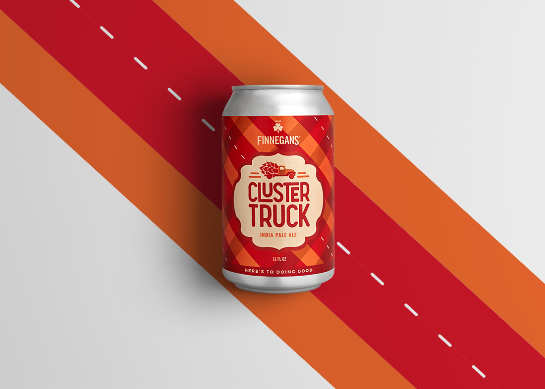 Cluster Truck Can - Finnegans Packaging Redesign