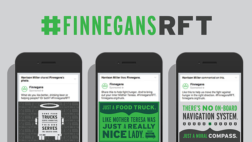 Finnegans Reverse Food Truck - Social Outreach