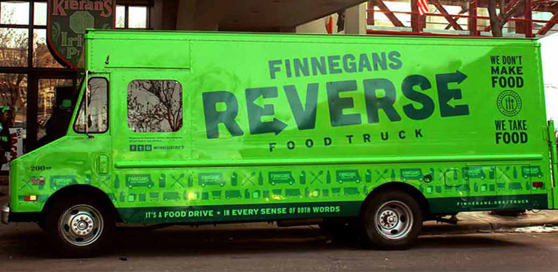 Finnegans Reverse Food Truck Brand Experience